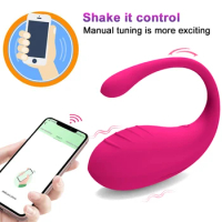 Wireless Bluetooth Wearable Vibrator Women G Spot Vaginal Stimulator Dildo App Remote Control Vibrating Panties Female Sex Toys