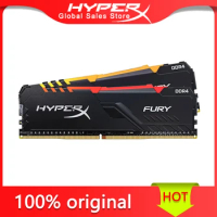 Memory HyperX Fury DDR4 RGB, 2666MHz, 3200MHz, DDR4, CL15, 1.2V, DIMM, 8GB, 16GB, Desktop