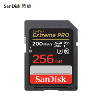 SanDisk 高速SD存儲卡256G高速單反內存卡閃存卡數碼相機卡200MB/smicroSD