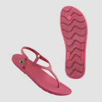 CAMOU Milea Raspberry Sandal Wanita Sandal teplek sandal tali 38