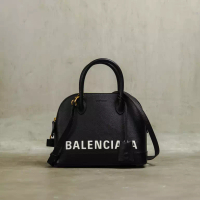 BALENCIAGA Tas BALENCIAGA VILLE GHW BLACK TOP HANDLE BAG SMALL 100% ORIGINAL