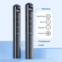 Ppt Remote Control Pen Increase Productivity Electronic Chargeable Teaching Demonstration Presentation Laser Pointer Versatility