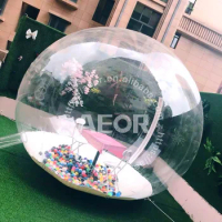 Inflatable Bubble Snowglobe Igloo Tent Transparent 360° Dome Outdoor Camping Christmas Showcase Advertising Event Exhibition