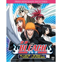 Hot Sale Bleach Complete (Vol.1-366 END & 4 Movies) Anime DVD [Free Gift]