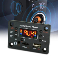 12V không dây Bluetooth 5.0 MP3 WMA bảng triệu âm thanh xe hơn USB TF FM Tai phát thanh Mô-âm thanh 