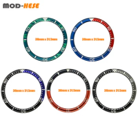 38mm Bicolor SKX007 Resin Bezel Insert Fit For Seiko 5 SKX007 SKX009 Watch Case NH35 Watch Case 38mm