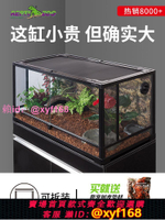 新派Reptizoo爬蟲箱守宮爬寵飼養箱玻璃雨林缸烏龜鬃獅蜥蛇寄居蟹