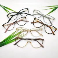 Fashion wanita kacamata cat eye 19282 Frame  Plastik  Lensa  Blueray  Photocromic antiradiasi bluecr