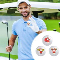 Interesting Christmas Golf Ball Christmas Gifts Santa Claus Funny Golf Balls Official Size Funny Sur