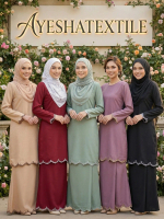 Baju Kurung Dobi Sulam By Ayesha Textile (Jaquard Silk)