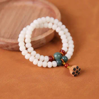 Bodhi root bracelet women's Buddha beads Play Bodhi abacus beads Bodhi holding lotus seed