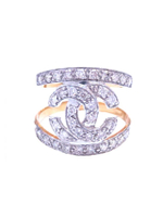 เเหวนเพชร Madam Classic รุ่น RG4241YG53 สี YELLOW-GOLD