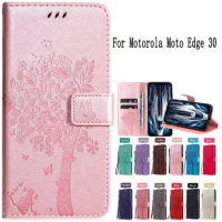 Sunjolly Mobile Phone Cases Covers for Motorola Moto Edge 30 Case Cover coque Flip Wallet for Motorola Moto Edge 30 Cases