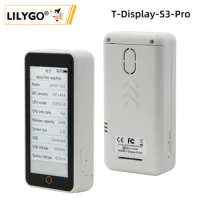 LILYGO® T-Display-S3-Pro ESP32-S3 Touch Display 2.33-inch LCD Development Board I2C Digital Light Sensor Module WiFi Bluetooth