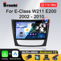 Android Car Radio For Mercedes Benz E-class W211 E200 E220 E300 E350 E240 CLS 2002-2010 Carplay Multimedia Player Navigation GPS