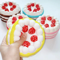 squishy jumbo cake Milk Hamburger Cup Slow Rising Squeeze PU Simulation Snack Stress Relief Kids Toys Gift