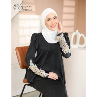 CHICCHOC l NELYSAA KURUNG MODEN 9105 BAJU RAYA READY STOCK