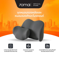70mai Car Lumbar Support & Headrest Pillow Set Ergonomics Support Design Breathable Skin-friendly Fa