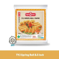 TYJ Spring Roll 8,5inc (21,05cm) | Kulit Lumpia Garing 275gr | TYJ Spring Home Kulit Lumpia 275g
