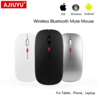Wireless Bluetooth Mouse For HUAWEI MateBook E 2022 12.6 Inch DRC-W58 W56 W76 MateBook D Laptop Rechargeable Silent Mouse Mice