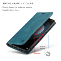 Magnetic Flip Case For Xiaomi Mi 10T Pro Lite Redmi Note 10 10S 9 9S 8 Max Luxury Leather Wallet Card Holder Phone Bag Cover