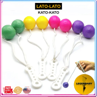 Lato-Lato Bola Katto-Katto Ball Mainan Viral Game Bola Tek Tek Multicolour Viral Toy Yoyo Marble Bal