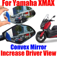 For YAMAHA X-MAX XMAX 300 XMAX300 Motorcycle Accessories Convex Mirror Increase Rearview Mirrors Side Mirror View Field Vision