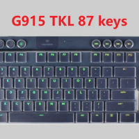 For logitech G915 G913 TKL 87 keys / G913 G813 109 keys Mechanical Gaming Silicone mechanical Desktop keyboard Cover Protector