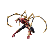 In Stock Genuine Marvel Morstorm E Model Principle IRON SPIDER 1/9 The Avengers Movie Character Model Art Collection Toy Gift