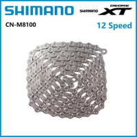 Shimano Deore XT M8100 Series CN-M8100 Chain 12 Speed 126L For Mountain Bike Riding Parts Original