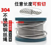 【咨詢客服應有盡有】店長推薦✅304不銹鋼包塑鋼絲繩包膠塑膠鋼絲繩透明帶皮鋼絞線234568mm