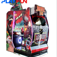 Amusement arcade Jurassic park adult 3D Shooting gun coin operated machine arcade game machine shooting