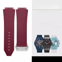 AAA Watchband For Hublot 301 521 541 Soft Rubber Strap Sports Waterproof Men Women Bracelet Replacement Wrist Watch Accessories