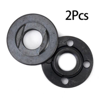2pc M16 Thread Replacement Angle Grinder Inner Outer Flange Nut Set Tools Pure Iron Plate Splint Clamp Angle Grinder Accessories