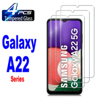 2/4Pcs Tempered Glass For Samsung Galaxy A22 A22-5G A22s-5G Screen Protector Glass Film