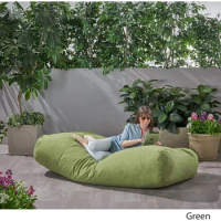 Bean bag sofa, outdoor waterproof 6'x3 'bean bag chair, green soft sofa, oversized sofa