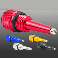 Bahagian Pengubahsuaian Motosikal, Dipstick Minyak Enjin, Diperbuat daripada Aloi Aluminium CNC