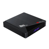 TX9 Pro Android 10.0 Set Top Box TX9 Pro TV Box 6K HD Dual Brand 2.4G 5.8G Wifi Media Player Aiiwinner H313 Smart TV Box US Plug