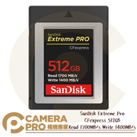 ◎相機專家◎ SanDisk Extreme Pro CFexpress Type B 512GB 512G 讀1700MB/s 增你強公司貨【跨店APP下單最高20%點數回饋】