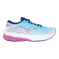 MIZUNO WAVE SKYRISE 5 女慢跑鞋-運動 訓練 J1GD240923 水藍紫白