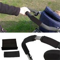 Baby Pram Stroller Armrest Cover Case Oxford Cloth Protective Cover For Armrest Handle Wheelchairs Foldable And Washable