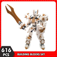 MOC Lancelots MK2 Mecha Mobile Suit Technical Robot Building Block Toy Anime Figure Code Geass Mech Brick Model Toys for Boys