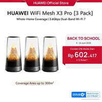 HUAWEI WiFi Mesh X3 Pro Series | Router | Whole-Home Coverage | 3.6Gbps Dual-Band Wi-Fi 7 X3 Pro (3 