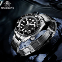 Addies Mens Watch 300m Waterproof Automatic Mechanical watch BGW-9 Super Luminous NH35 Movement Diver Watches Sapphire crystal