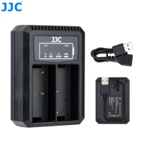 JJC BLH-1 Camera Battery Charger USB Dual Slots for Olympus OM-D E-M1 Mark III, OM-D E-M1 Mark II, OM-D E-M1X Cameras OMD EM1 II