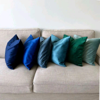 Cover Sarung Bantal Sofa Kain Premium Fleece uk 40cm*40cm Tebal Mewah Lembut Minimalis Resleting