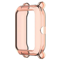 Watch Protector, Compatible for Xiaomi Huami Amazfit Bip Youth Anti-Scratch TPU Flexible Case Pink