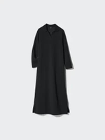 UNIQLO Gaun Ultra Stretch Dress Wanita Tanpa Lengan BLACK S