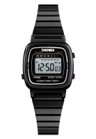 Skmei Skmei - Jam Tangan Wanita - Black - Stainless Steel Bracelet - 1252