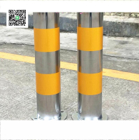 全網最低價✅不鏽鋼防撞柱  鋼管警示柱樁 22停車擋車柱立柱   反光路樁隔離柱